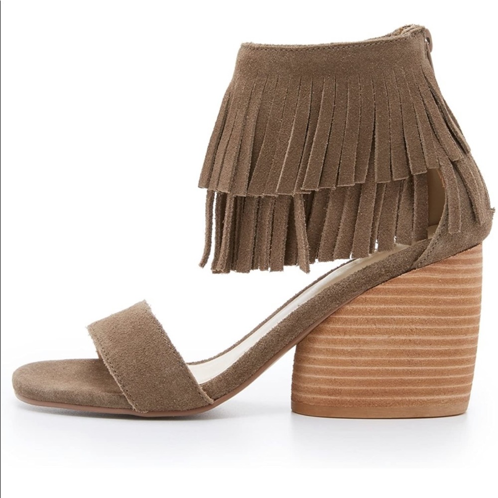 Fringe Heeled sandals